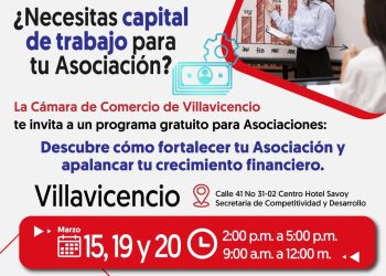 Capacitación para el Fortalecimiento de Asociaciones con la camara de comercio de villavicencio