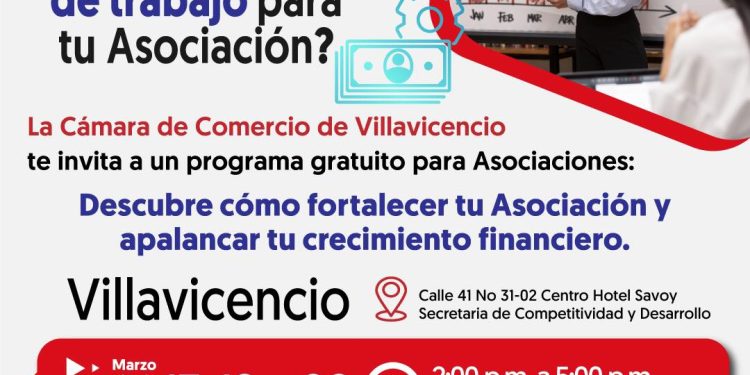 Capacitación para el Fortalecimiento de Asociaciones con la camara de comercio de villavicencio